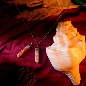 Sunstone Pencil Pendant | Focused Joy