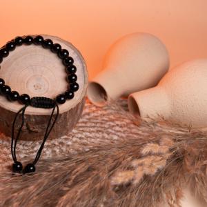 Black Tourmaline Bracelet | Strong Protection & Grounding