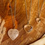 Clear Quartz Heart Pendant | Heart of Clarity