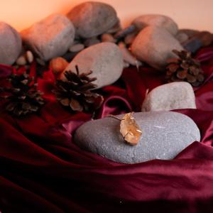 Citrine Raw Pendant | Natural Stone of Abundance