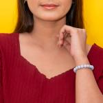 Blue Lace Agate Bracelet | Communication & Peace