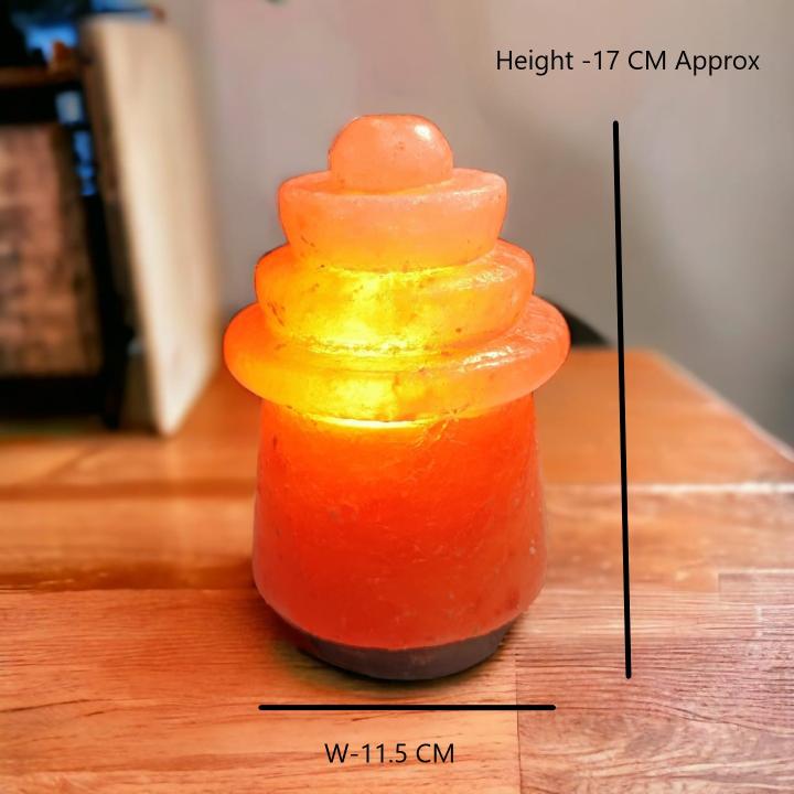 Light House Shaped Himalayan Rock Salt Crafted Lamp | Strength & Balance