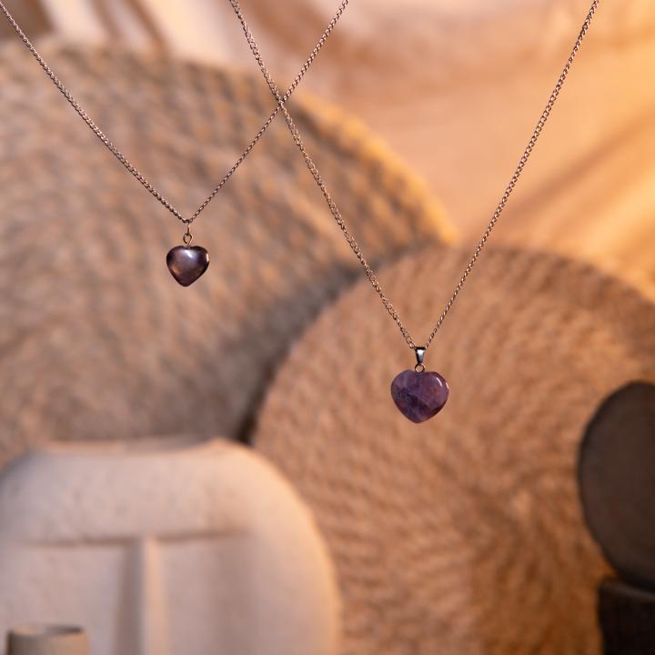 Amethyst Heart Pendant | Love & Spiritual Growth