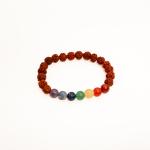 Rudraksha 7 chakra Bracelet | Spiritual Protection