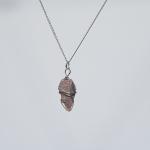 Red Jasper Raw Pendant Wire Wrapped | Natural Vitality Shield