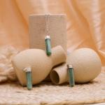 Green Aventurine Pencil Pendant | Focused Growth