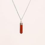 Red Jasper Pencil Pendant | Focused Vitality Point