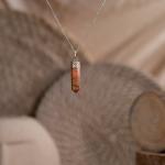 Unakite Pencil Pendant | Focused Healing