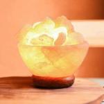 Fire Bowl Himalayan Rock Salt Crafted Lamp | Energy & Warmth