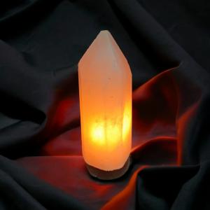 Pencil Shaped Himalayan Rock Salt Crafted Lamp | Focus & Clarity