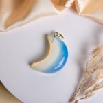 Opalite Moon Pendant | Lunar Light Energy