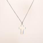Opalite Cross Pendant | Cross of Serenity