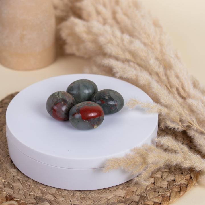 African Bloodstone Tumble | Vitality & Courage