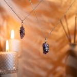Amethyst Raw Pendant Wire Wrapped | Wrapped Spiritual Energy