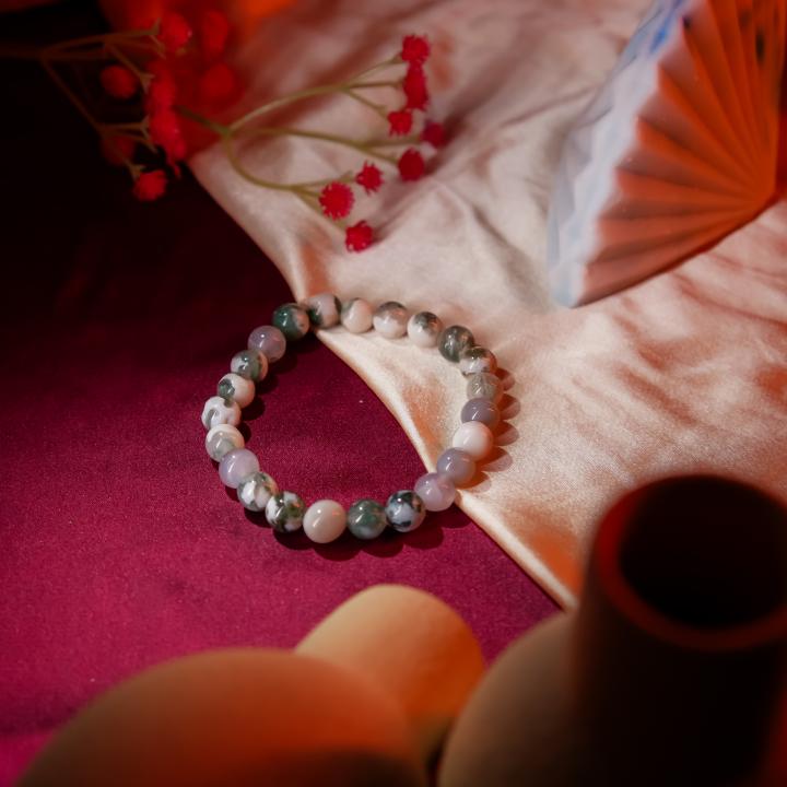Tree Agate Bracelet | Natural Harmony