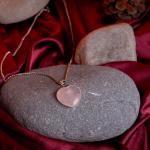 Rose Quartz Heart Pendant | Heart of Love