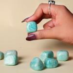 Aquamarine Tumble | Courage & Clarity