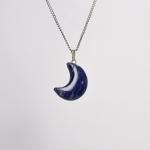 Sodalite Moon Pendant | Wisdom of the Moon
