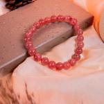 Strawberry Quartz Bracelet | Love & Sweetness