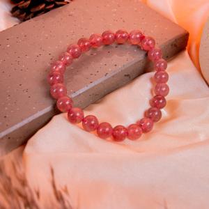 Strawberry Quartz Bracelet | Love & Sweetness