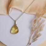 Citrine Tumble Pendant | Gentle Abundance