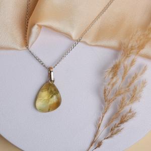 Citrine Tumble Pendant | Gentle Abundance