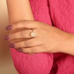 Golden Rutile Quartz Ring | Clarity & Manifestation