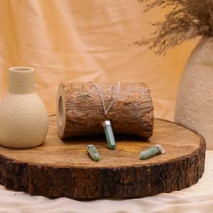 Green Aventurine Pencil Pendant | Focused Growth