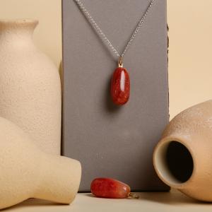 Carnelian Drop Shape Pendant | Drop of Motivation
