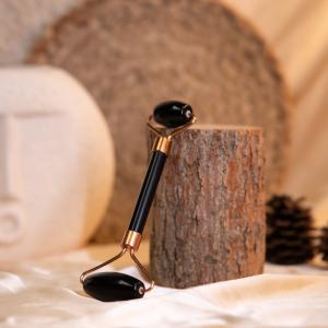 Black Tourmaline Face Roller | Grounding Radiance